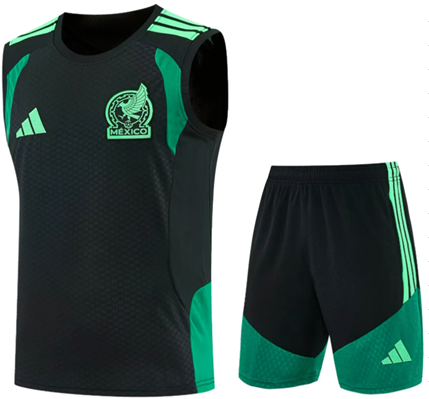 Chaleco+bermudas Mexico 2026-Black